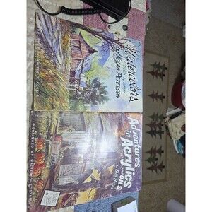2- Vintage Painting‎ Books Magazines Watercolors Step By Step Acrylics And Oils